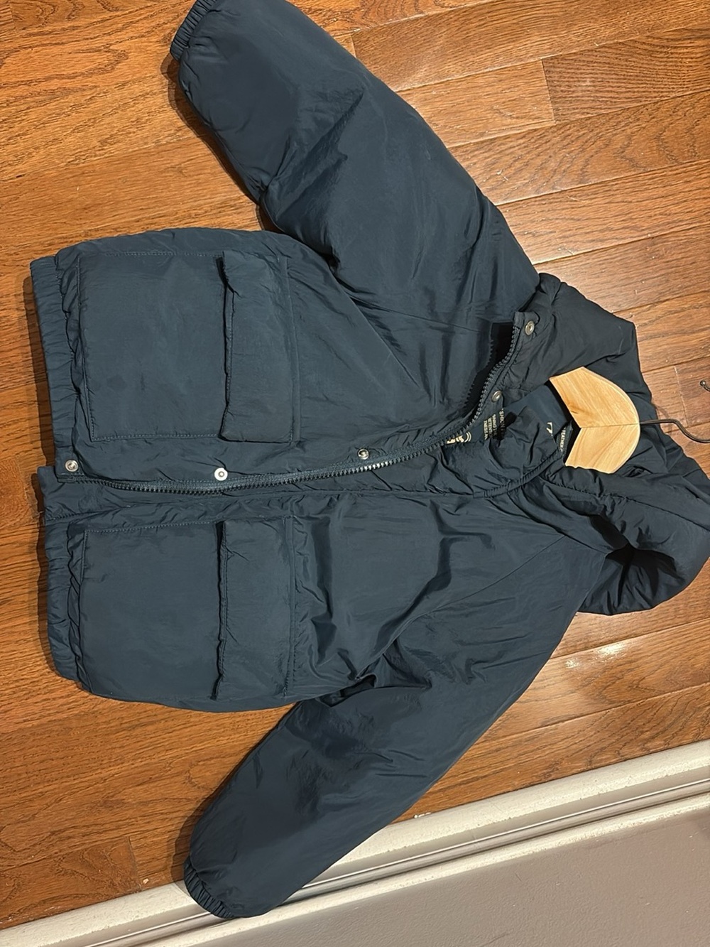 Zara Bluish Kids Down Jacket with Hood